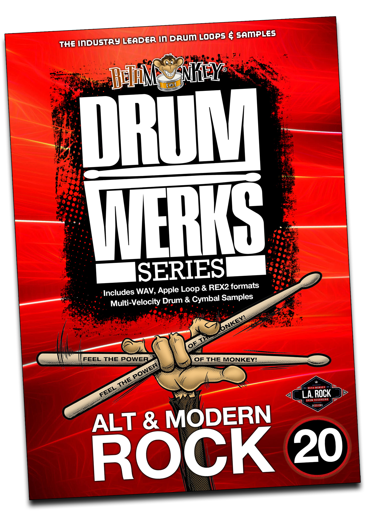 Drum Werks XX Alt Modern Rock Drum Loops Product Box