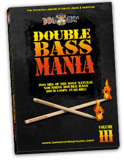 Metal drum loops - Double Bass Mania III