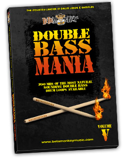 Double Bass Mania V - Doom, stoner, sludge metal drums.