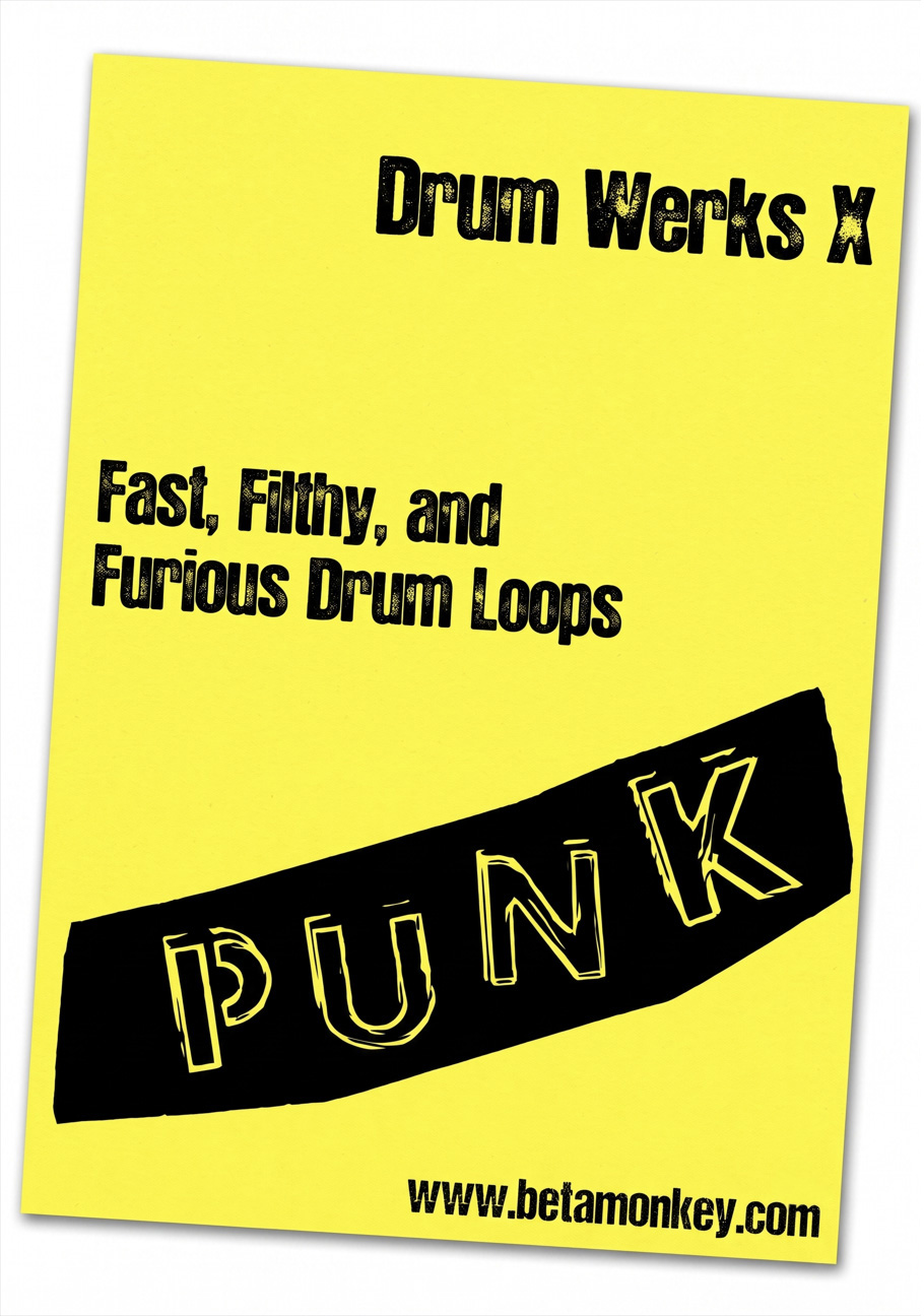 Punk Drum Loops - Drum Werks X - Beta Monkey