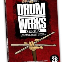 UpTempo Rock Drum Loops | Drum Werks XXVIII Product Box