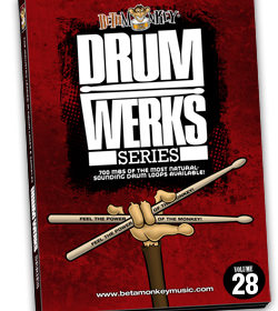 UpTempo Rock Drum Loops | Drum Werks XXVIII Product Box