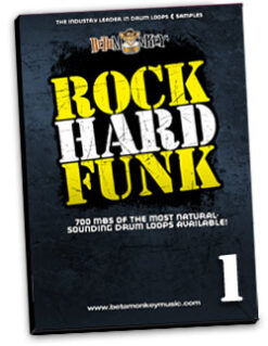 Rock Hard Funk I Funky Drum Samples Product Box