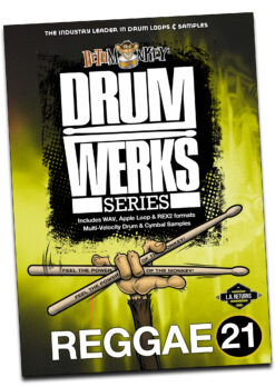 Drum Werks XXI - Reggae drum loops and One Drop samples for Dub