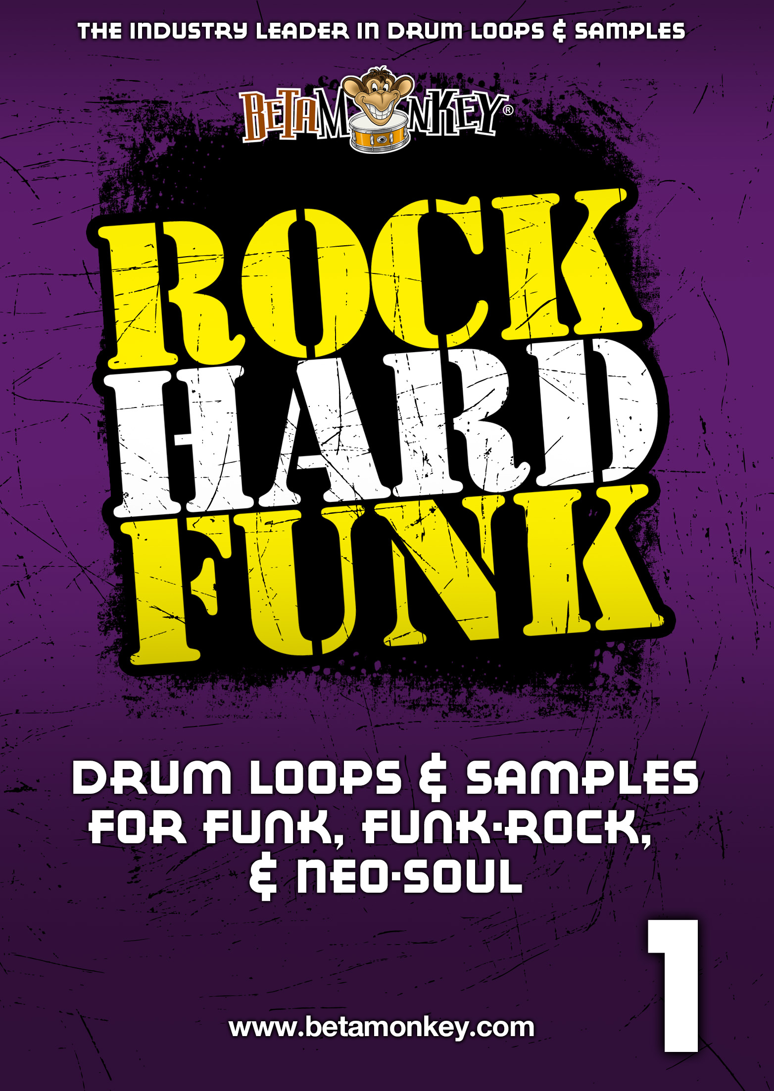 Rock Hard Funk I | Funk Drum Loops, Funk-Rock, Jazz-Funk, Neo-Soul 1 Funk drum loops and samples - Rock Hard Funk
