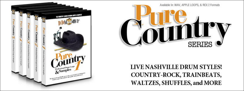 Country drum loops - The Pure Country Sample Series
