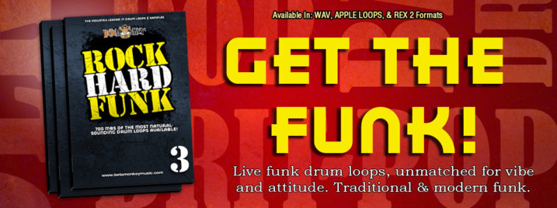 Funk Drum Loops Product Category Banner