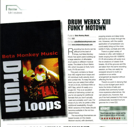 Drum Werks XIII Review