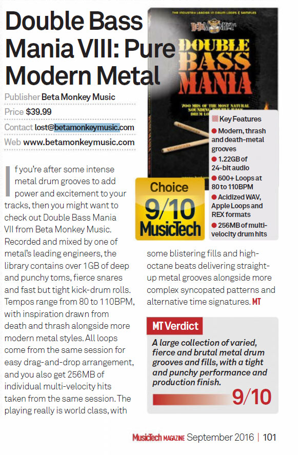 Double Bass Mania VIII; Pure Modern Metal Review