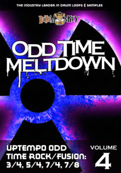 Odd Time Meltdown IV - Up-tempo odd meter drum loops and drum samples